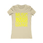 M.L.L.- Women's Favorite Tee- Yellow Logo
