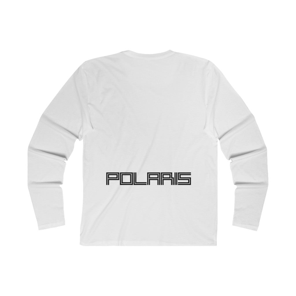 Polaris Men's Long Sleeve Crew Tee - Blue Logo