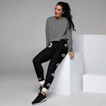 Load image into Gallery viewer, Polaris Needle Drop Women&#39;s Joggers- Black/White
