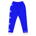 Load image into Gallery viewer, Polaris Needle Drop Women&#39;s Joggers- Blue/White
