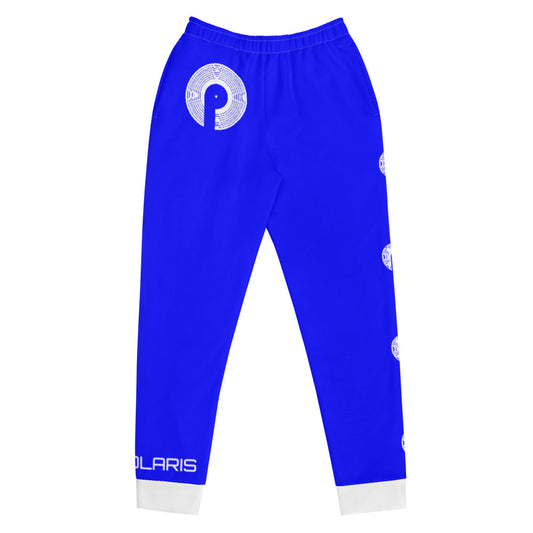 Polaris Needle Drop Women's Joggers- Blue/White