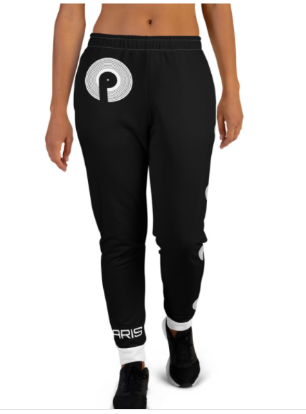 Polaris Needle Drop Women's Joggers- Black/White